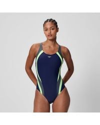 Speedo - Quantum Rib Splice One Piece - Lyst