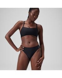 Speedo - Solid Classic Bikini Bottom Dark - Lyst
