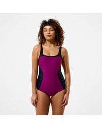 Speedo - Colourblock Contour Swimsuit - Lyst