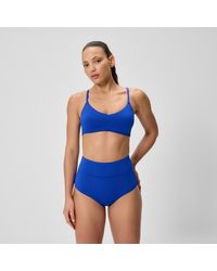 Speedo - Solid Triangle Bikini Top - Lyst