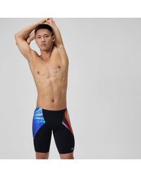 Speedo - Club Training Printed V-Cut Jammer - Lyst