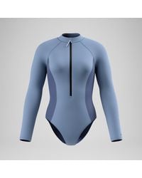Speedo - Scuba Flex Long Sleeve Zip Swimsuit - Lyst
