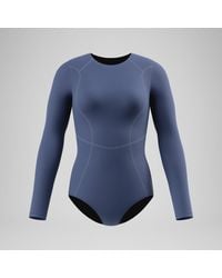 Speedo - Ocean Flex Long Sleeve Zip Swimsuit - Lyst