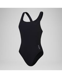 Speedo - Solid Scoop Mesh One Piece - Lyst