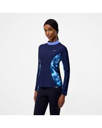 Speedo - Modern Coverage Printed Long Sleeve Rashguard - Lyst