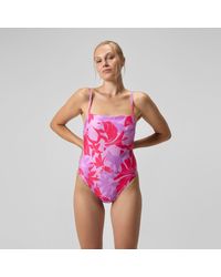 Speedo - Printed Adjustable Thinstap Swimsuit - Lyst