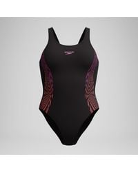 Speedo - Placement Muscleback Swimsuit - Lyst