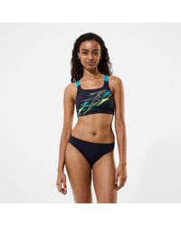 Speedo - Medley Logo V-Back Bikini Set - Lyst