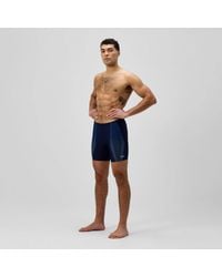 Speedo - Duo Logo Logo Print Mid Jammer - Lyst