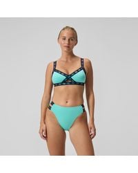 Speedo - Flu3Nte Logo Elastic Hi Waist Bikini Bottom - Lyst