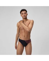 Speedo - Medley Logo 3" Brief/Coral - Lyst
