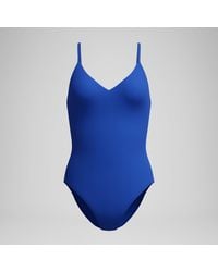 Speedo - Solid V-Neck One Piece - Lyst