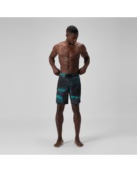 Speedo - Lookout Printed Swim Shorts Dark - Lyst