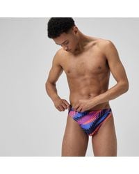 Speedo - Club Training 2" Printed Brief - Lyst