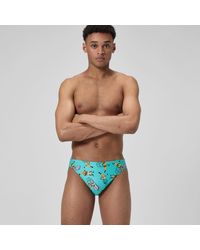 Speedo - Club Training 2" Printed Brief - Lyst