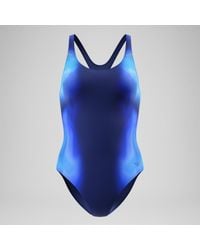 Speedo - Printed Medalist Swimsuit - Lyst