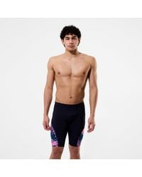 Speedo - Club Training Splice Jammer - Lyst