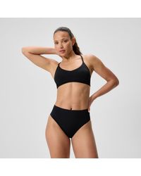 Speedo - Cheeky High Waist Bikini Bottom - Lyst