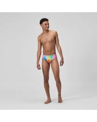 Speedo - Club Training Printed Brief - Lyst