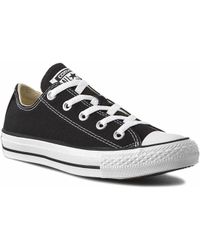 black all star peached canvas ox trainers