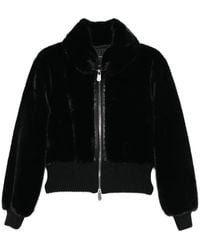 Pinko - Ribbed Hem Zip Jacket - Lyst