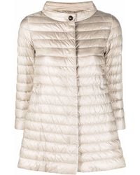 Herno - Nylon Midi Down Jacket - Lyst