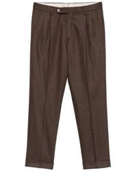 GTA - 'Luca' Wool Flannel Pants - Lyst
