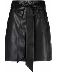 Nanushka - 'Meda' Alt-Leather Mini Skirt - Lyst