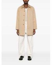 Burberry - Trench monopetto - Lyst