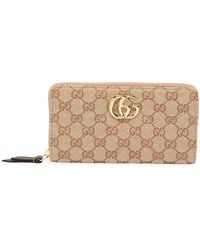 Gucci - Gg Marmont Zip Around Wallet - Lyst