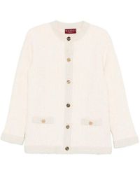 Gucci - Long Sleeve Crew-Neck Cardigan - Lyst