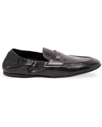 Dolce & Gabbana - Dolce & Gabbana Elastic-Back Loafers - Lyst