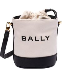 Bally - `Bar 8 Hours Spiro Eco` Mini Bucket Bag - Lyst