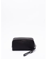 Prada - `Re-Nylon` And Leather Pouch - Lyst