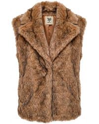 Aniye By - Raya Vest Faux Fur - Lyst