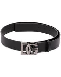 Dolce & Gabbana - Belt With 'Dg' Logo - Lyst