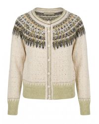 Ermanno Scervino - Long-Sleeve Cardigan - Lyst