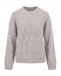 Peserico - Round Neck Sweater - Lyst