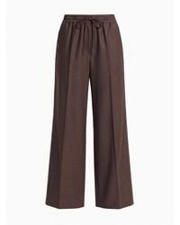 Max Mara - Batavia Wool Wide-Leg Trousers - Lyst