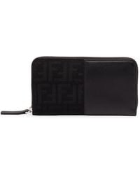 Fendi - Zip Around Squared Ff - Lyst