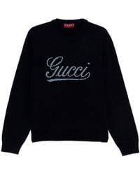 Gucci - Long Sleeve Crew-Neck Sweater - Lyst