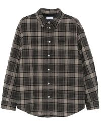Off-White c/o Virgil Abloh - Checked Quilted Shirt Jacket - Lyst