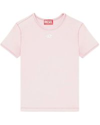 DIESEL - Stone-Washed Effect T-Shirt - Lyst