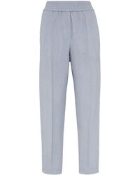 Brunello Cucinelli - Pants With Elasticated Waist - Lyst