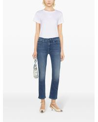 Mother - `The Mid Rise Dazzler Ankle` Cigarette Jeans - Lyst