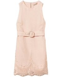 Twinset - Mini Dress With Belt - Lyst