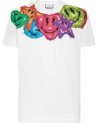 Philipp Plein - Ss Smile Cotton T-shirt - Lyst