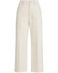 Brunello Cucinelli - Cotton Trousers - Lyst