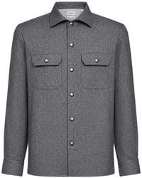 Brunello Cucinelli - Wool Shirt - Lyst