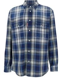 DSquared² - Canadian Vintage/ Plaid Cotton Shirt - Lyst